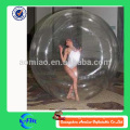 Colorful stripe inflatable water ball for dance